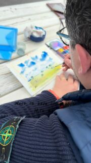 Lunch break… 
want to join me? Grab your coffee, sit down, and spend 20 minutes watching me mess around with watercolors. 
No tutorial, no pressure, just a chill break together.