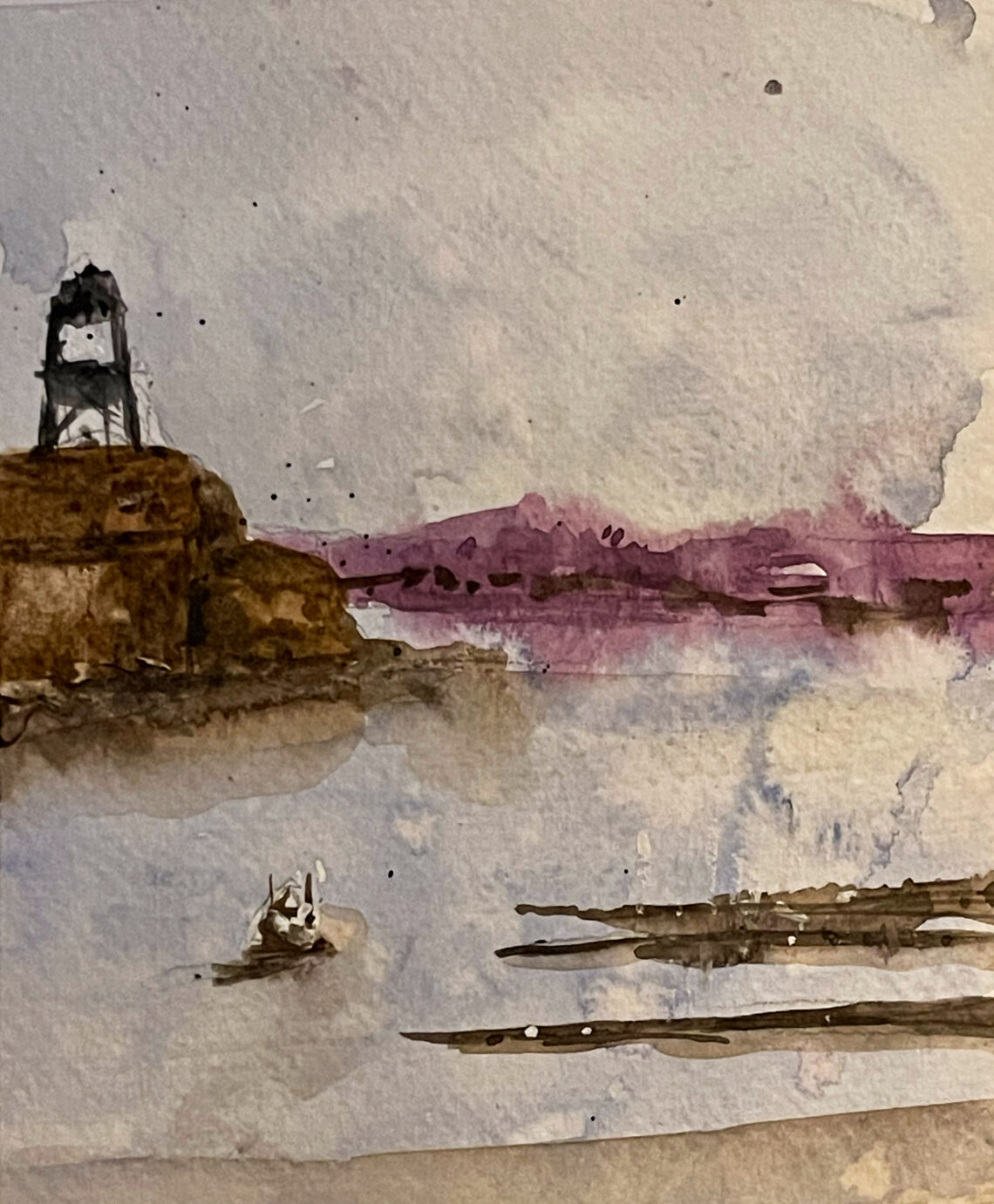 a vivid watercolor