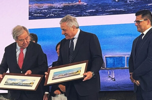 UN Secretary General Gutierrez and Italian Minister of Foreign Affairs Tajani have received my watercolors - Stefano Bramato Art 5 UN Secretary General Gutierrez and Italian Minister of Foreign Affairs Tajani have received my watercolors